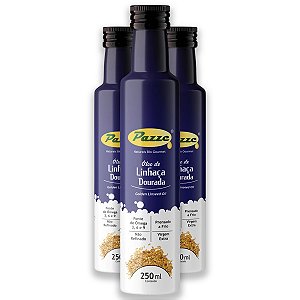 Kit 3 Óleo de Linhaça Dourada Pazze 250ml