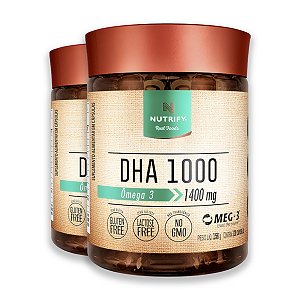 Kit 2 Ômega 3 DHA Nutrify 120 Cápsulas