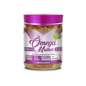 Ômega mulher 3 6 9 Unilife 60 Cápsulas