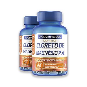 Kit 2 Cloreto de Magnésio P.A. 60 Comprimidos Catarinense