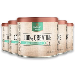 Kit 5 Creatina 100% Nutrify 300g