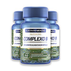 Kit 3 Complexo B Catarinense 60 Cápsulas