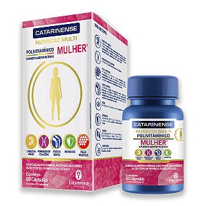 Multipolivitamínico Mulher Catarinense 60 Cápsulas