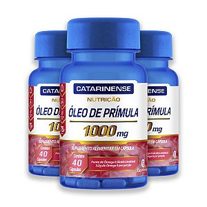 Kit 3 Óleo de Prímula Catarinense 40 Cápsulas