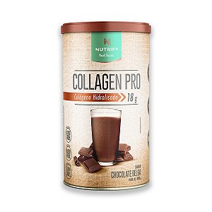 Collagen Colágeno Hidrolisado Nutrify Chocolate Belga 450g