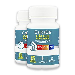 Kit 2 Calkade Cálcio Catarinense 60 Comprimidos