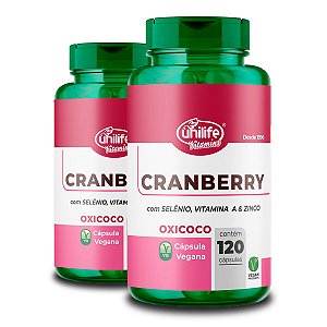 Kit 2 Cranberry 120 cápsulas Unilife