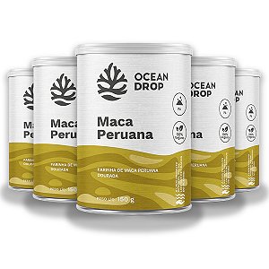 Kit 5 Maca Peruana Ocean Drop 150g