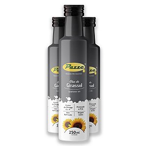 Kit 3 Óleo de Girassol 250ml Pazze