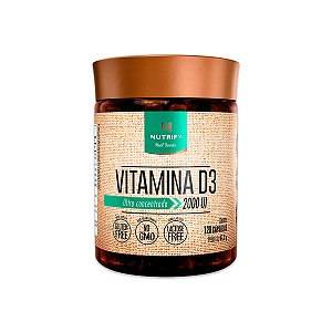 Vitamina D3 2000UI 120 Cápsulas Nutrify