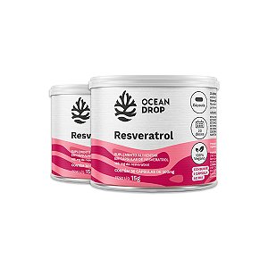 Kit 2 Resveratrol Ocean Drop 30 Cápsulas