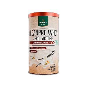 CleanPro Whey Baunilha Sem Lactose Nutrify 450g