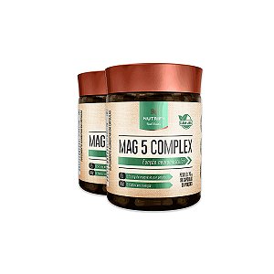 Kit 2 Magnésio 5 Complex Nutrify 90 Cápsulas