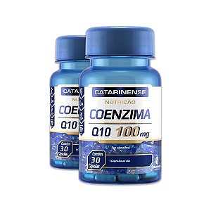 Kit 2 Coenzima Q10 100mg 30 Cápsulas Catarinense