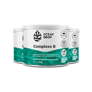 Kit 3 Complexo B Ocean Drop 60 Cápsulas