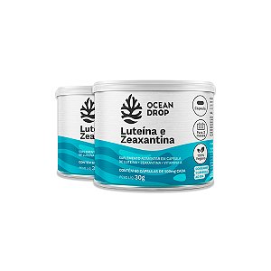 Kit 2 Luteína e Zeaxantina 60 Cápsulas Ocean Drop