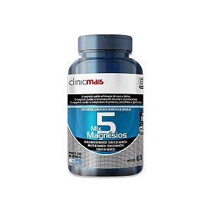 Mix 5 Magnésio ClinicMais 90 Cápsulas