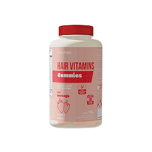 Hair Vitamins Gummies ClinicMais 30 Gomas Morango