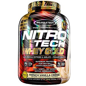 Nitro tech Whey Protein Gold Muscletech 2,5kg Baunilha