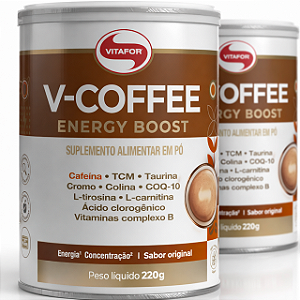 KIT 2 | V-Coffe Vitafor Energy Boost 220g