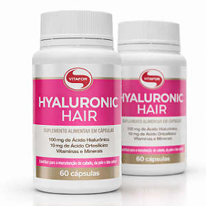 KIT 2 | Hyaluronic Hair Vitafor 60 Cápsulas