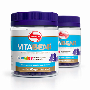 KIT 2 | VITABEAR Vitaminas e Minerais 60 Gomas