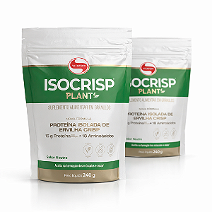 KIT 2 | Isocrisp Plant Neutro Vitafor 240g