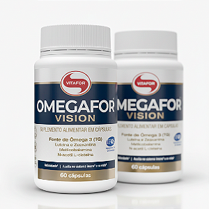 KIT 2 | Omegafor Vision Vitafor Ômega 3 60 Cápsulas