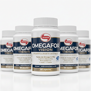 KIT 5 | Omegafor Vision Vitafor Ômega 3 60 Cápsulas