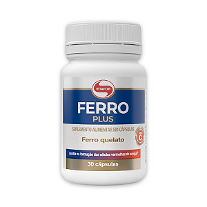Ferro Quelato Plus Vitafor 30 Cápsulas