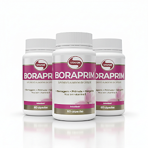 KIT 3 Boraprim 60 Cápsulas Vitafor