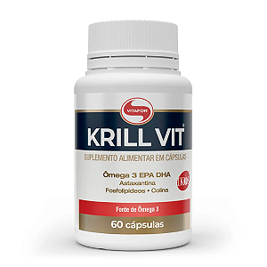 Krill Vit Óleo de Krill e Ômega 3 Vitafor 60 Cáps