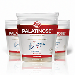 KIT 3 Palatinose Vitafor 600g Carboidrato de baixo IG