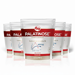 KIT 5 Palatinose Vitafor 600g Carboidrato de baixo IG