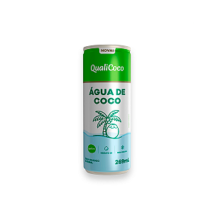 Água de coco Qualicoco Integral 269ml Lata