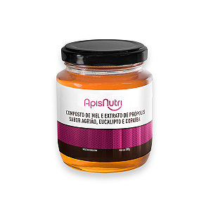 Composto de Mel Apisnutri Agrião, Eucalipto e Copaíba 300g