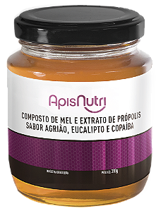 Composto de Mel Apisnutri Agrião, Eucalipto e Copaíba 300g