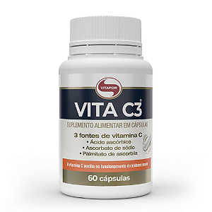 VITA C3 Vitafor 3 Fontes de Vitamina C 60 Cápsulas