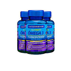 Kit 3 Ômega 3 Concentrado Catarinense 30 cápsulas