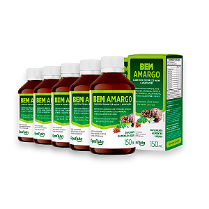 Kit 5 Bem Amargo Apisnutri 150ml Raízes Amargas
