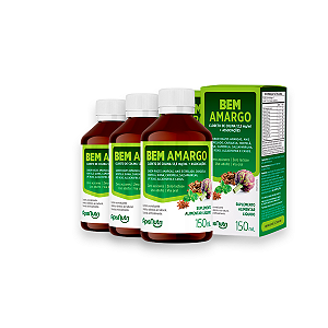 Kit 3 Bem Amargo Apisnutri 150ml Raízes Amargas