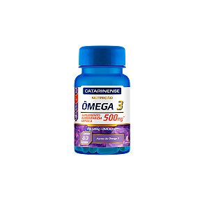 Ômega 3 Catarinense 500mg 80 Cápsulas