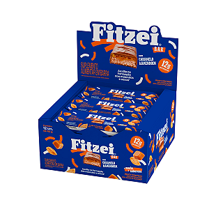 Fitzei Vitafor Proteína Caramelo e Amendoim 12 Unidades