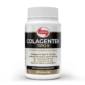 Colagentek Tipo II Vitafor Colágeno 40mg 60Caps