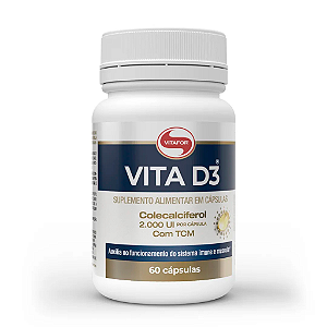 VITA D3 Vitafor Colecalciferol 2.000ui com TCM 60Caps