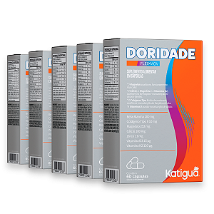 Kit 5 Doridade Katiguá 60 Cápsulas