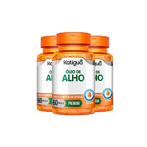 Kit 3 Óleo de Alho Katiguá 60 Cápsulas