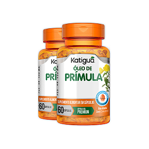 Kit 2 Óleo de Prímula Katiguá 60 Cápsulas