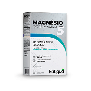 Magnésio 5 Fontes Dose Máx. Katiguá 210mg 60 Cápsulas
