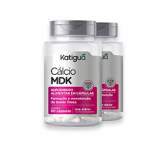 Kit 2 Cálcio MDK Katiguá 750mg 60 Cápsulas